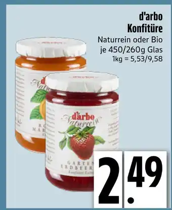 Edeka D'arbo naturrein oder bio Angebot