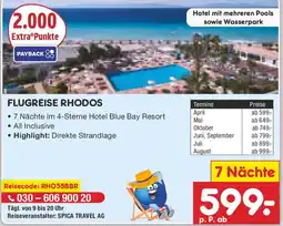 Netto Marken-Discount Flugreise rhodos Angebot