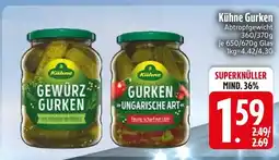 Edeka Kühne gewürzgurken oder gurken ungarische art Angebot