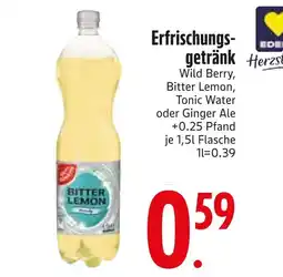 Edeka Edeka wild berry oder bitter lemon oder tonic water oder ginger ale Angebot