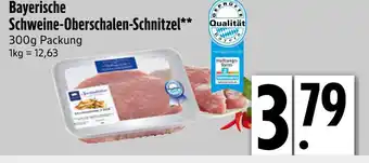 Edeka Bayerische schweine-oberschalen-schnitzel Angebot