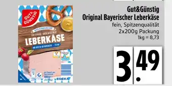 Edeka Gut&günstig original bayerischer leberkäse Angebot