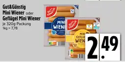 Edeka Gut&günstig mini wiener oder geflügel mini wiener Angebot