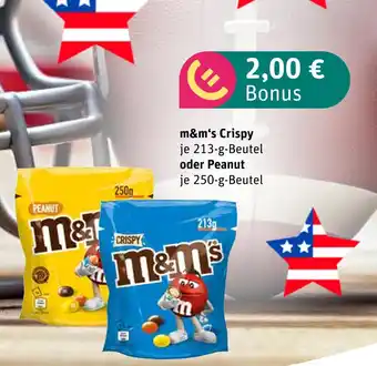 boni Center M&m's crispy oder peanut Angebot