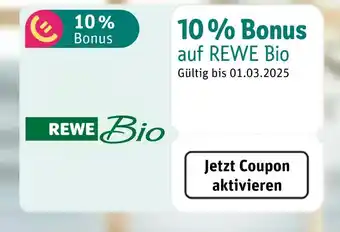 akzenta Rewe bio 10 % bonus Angebot