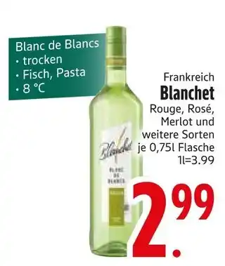 Edeka Blanchet rouge oder rosé oder merlot oder weitere sorten Angebot