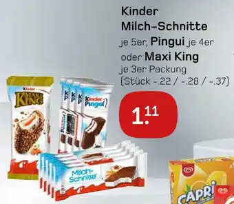 akzenta Kinder milch-schnitte, pingui, oder maxi king Angebot