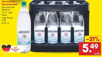 Netto Marken-Discount Gerolsteiner Mineralwasser Angebot