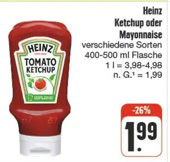 nah & gut Heinz ketchup oder mayonnaise Angebot