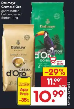 Netto Marken-Discount Dallmayr Crema d'Oro Angebot