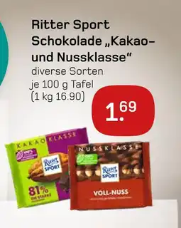 boni Center Ritter sport schokolade kakao- und nussklasse Angebot