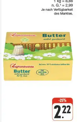 nah & gut Vogtlandweide butter mild gesäuert 82 % fett Angebot