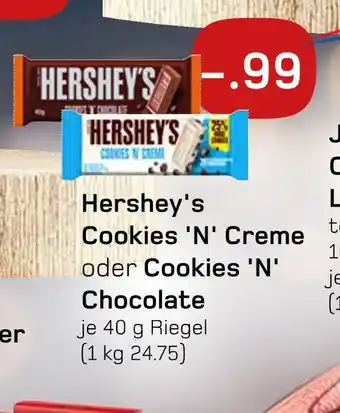 akzenta Hershey's cookies 'n' creme oder cookies 'n' chocolate Angebot