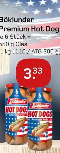 akzenta Böklunder premium hot dogs Angebot