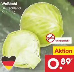 Netto Marken-Discount Weißkohl Angebot