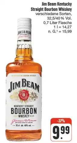 nah & gut Jim beam kentucky straight bourbon whiskey Angebot