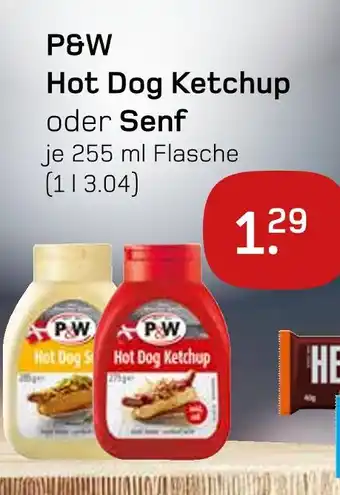 akzenta P&w hot dog ketchup oder senf Angebot