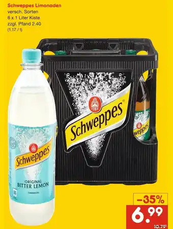 Netto Marken-Discount Schweppes schweppes limonaden Angebot