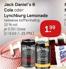 boni Center Jack daniel's jack daniel's & cola oder jack daniel's lynchburg lemonade Angebot