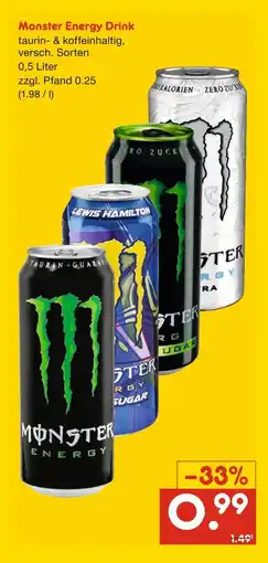 Netto Marken-Discount Monster monster energy drink Angebot