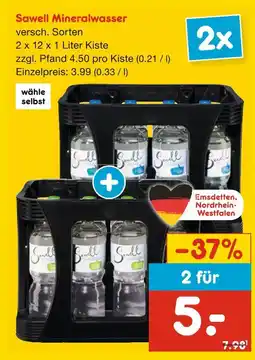 Netto Marken-Discount Sawell mineralwasser Angebot