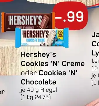 boni Center Hershey's cookies 'n' creme oder cookies 'n' chocolate Angebot