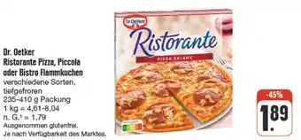 nah & gut Dr. oetker ristorante pizza, piccola oder bistro flammkuchen Angebot