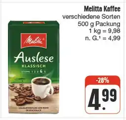 nah & gut Melitta kaffee Angebot