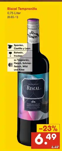 Netto Marken-Discount Riscal tempranillo Angebot