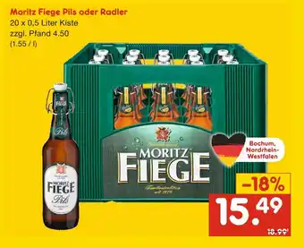 Netto Marken-Discount Moritz fiege moritz fiege pils oder radler Angebot