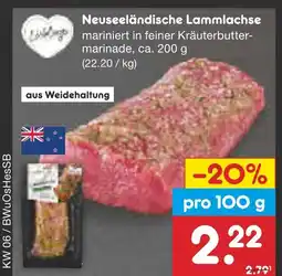 Netto Marken-Discount Lidl neuseeländische lammlachse Angebot