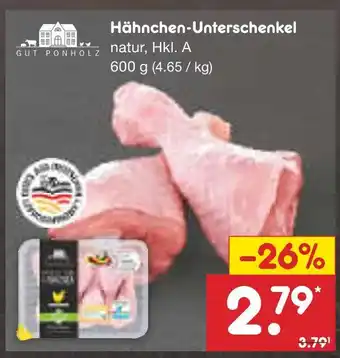 Netto Marken-Discount Gut ponholz hähnchen-unterschenkel Angebot