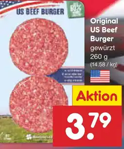 Netto Marken-Discount Us beef original us beef burger Angebot