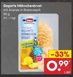 Netto Marken-Discount Mein gegarte hähnchenbrust Angebot