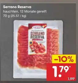 Netto Marken-Discount Serrano reserva Angebot