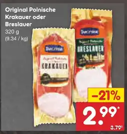 Netto Marken-Discount Original polnische krakauer oder breslauer Angebot