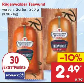 Netto Marken-Discount Rügenwalder Teewurst Angebot