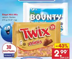 Netto Marken-Discount Twix riegel mini-mix Angebot