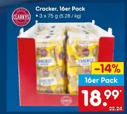 Netto Marken-Discount Clarkys cracker, 16er pack Angebot