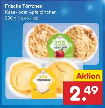 Netto Marken-Discount Frische törtchen käse- oder apfeltörtchen Angebot