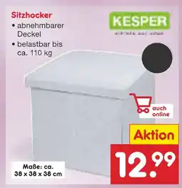 Netto Marken-Discount Kesper sitzhocker Angebot