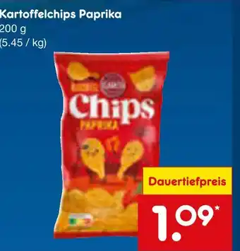 Netto Marken-Discount Chips kartoffelchips paprika Angebot