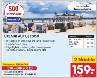 Netto Marken-Discount Falk travel ag urlaub auf usedom Angebot