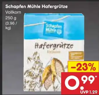 Netto Marken-Discount Schapfen mühle hafergrütze Angebot