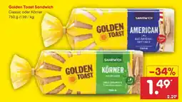 Netto Marken-Discount Golden toast classic oder körner Angebot