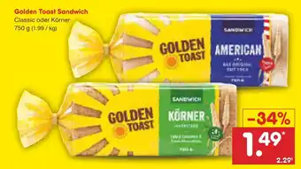 Netto Marken-Discount Golden toast classic oder körner Angebot