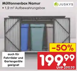 Netto Marken-Discount JUSKYS Mülltonnenbox Namur Angebot