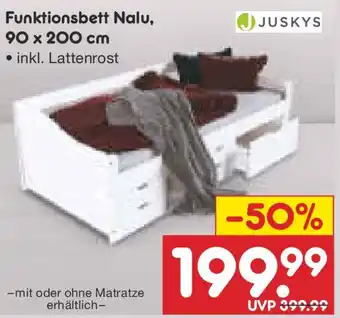 Netto Marken-Discount JUSKYS Funktionsbett Nalu Angebot