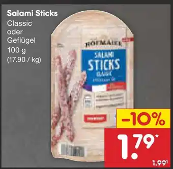 Netto Marken-Discount Rothmaier salami sticks Angebot