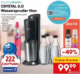 Netto Marken-Discount sodastream CRYSTAL 3.0 Wassersprudler titan Angebot